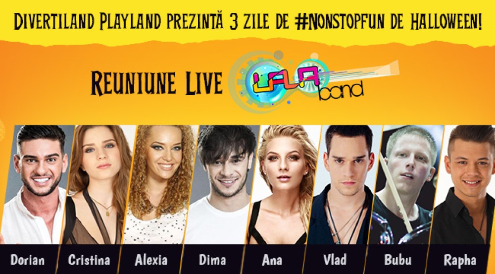 Cea mai mare Vanatoare de fantome si LaLa Band la Divertiland Playland